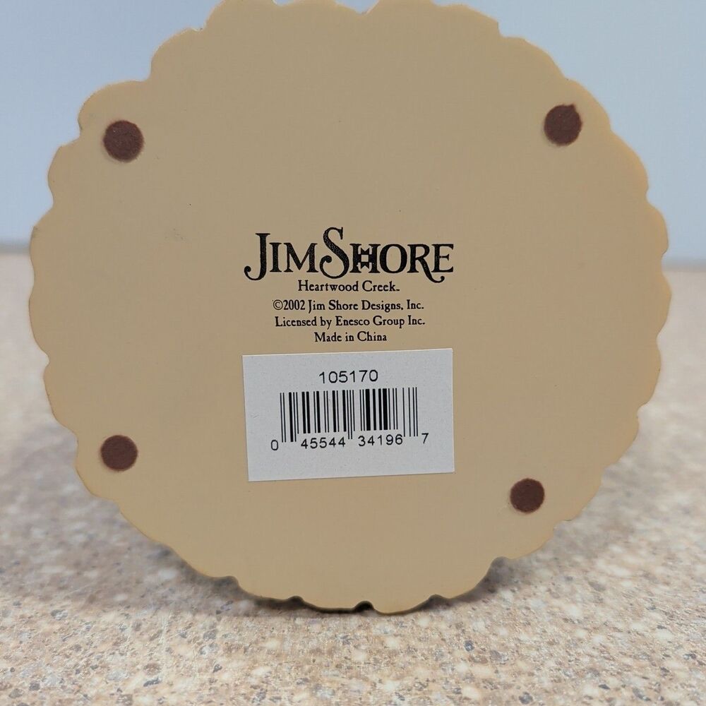 Vintage 2002 Jim Shore Heartwood Creek Angel Figurine #105170 Girl with Cat 8" - Picture 10 of 11